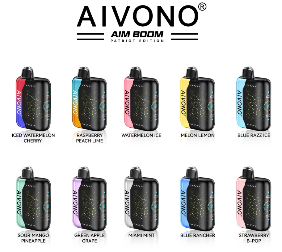 Aivono AIM BOOM 25000 Puffs Vape - Abacaxi Manga Azeda: Uma Explosão de Sabor e Inovação no Vaping