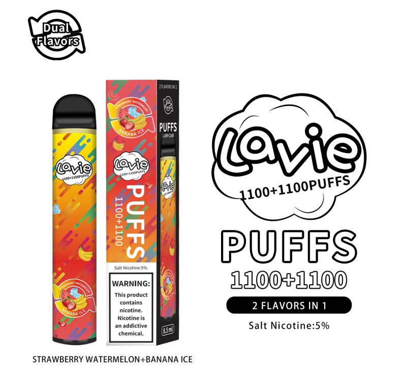 LAVIE BAR Switch 2200 Puffs Vape - melancia de morango/gelo de banana: Um toque de sabor e inova&ccedil;&atilde;o no mercado portugu&ecirc;s
